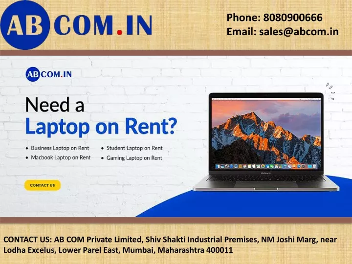 phone 8080900666 email sales@abcom in