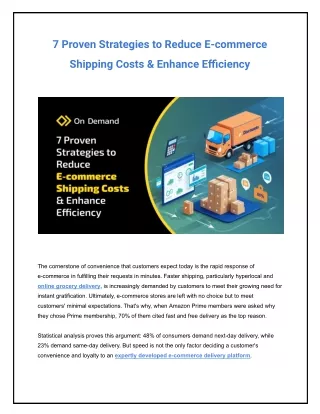 7 proven strategies to reduce e commerce