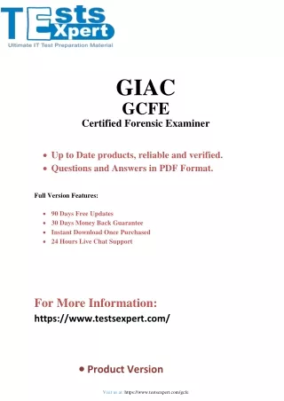 GCFE Certified Forensic Examiner - Exam Preparation Guide