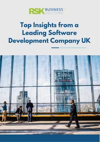 Top Insights from a Leading Software Development Company UK