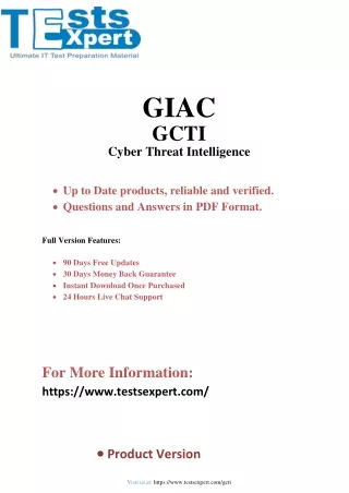GIAC GCTI Certification Exam Practice Test Questions Answers PDF