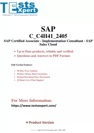 SAP Certified Associate - Implementation Consultant - SAP Sales Cloud Exam