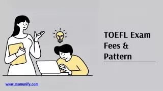 toefl exam fees pattern