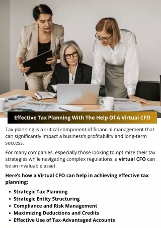 effective tax planning with the help of a virtual