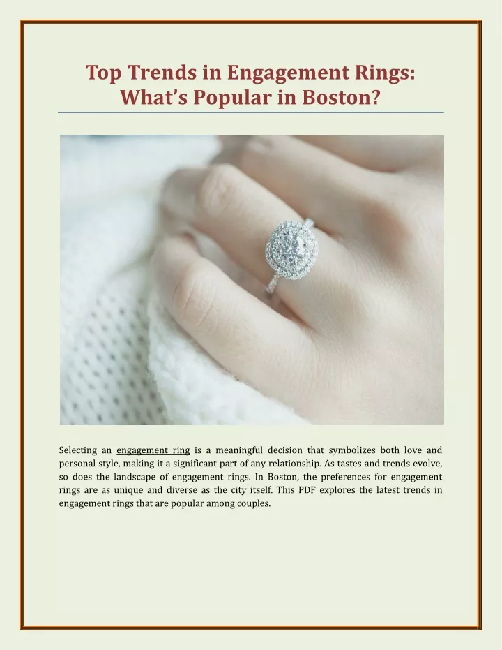 top trends in engagement rings what s popular