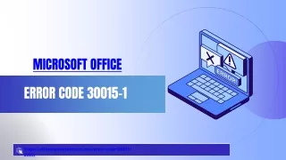 Check your computer to fix office 36520212019 Error code 30015-1025 (1392)