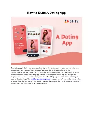 Your Ultimate Guide to Developing a High-Performance Dating App