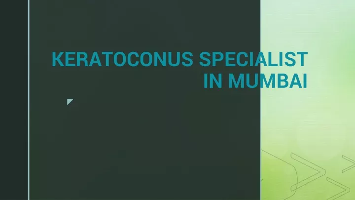 keratoconus specialist in mumbai