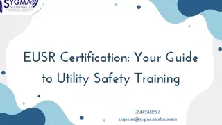 EUSR Certification_ Your Guide to Utility Safety Training