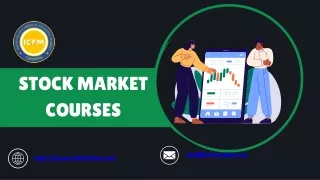 ICFMs stock market courses are led by industry experts