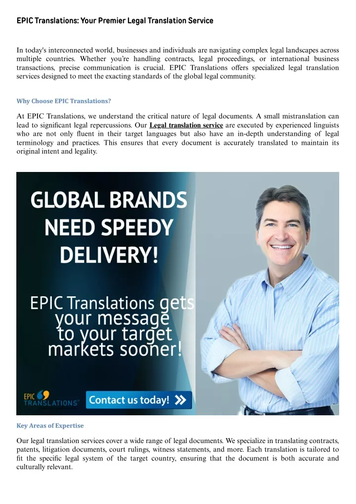 epic translations your premier legal translation