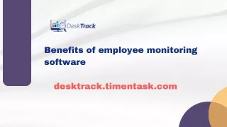 benefits of employee monitoring software