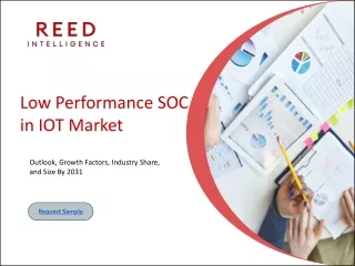 low performance soc in iot market