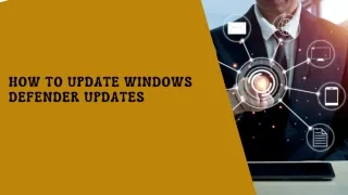 How to Update Windows Defender Updates