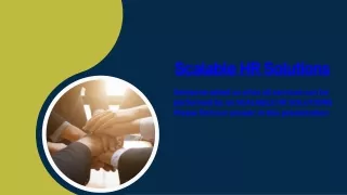 SCALABLE HR SOLUTIONS