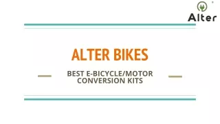 alter bikes