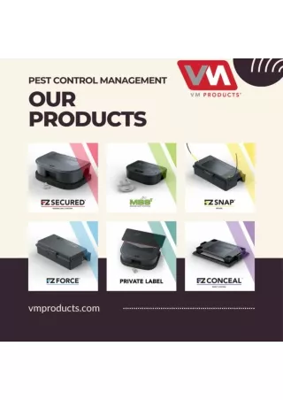 Durable Pest control products by VM Products in Bedford and Texas.