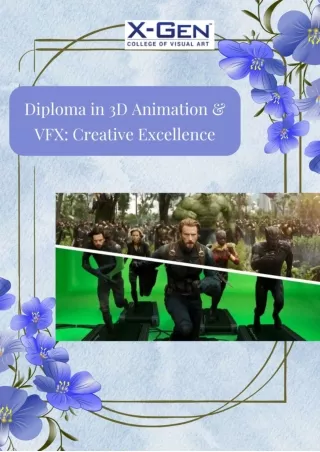 Diploma in 3D Animation & VFX Creative Excellence