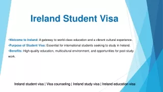 Ireland study visa | Study visa for Ireland from India