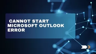 cannot start microsoft outlook error