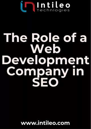 The Role of a Web Development Company in SEO