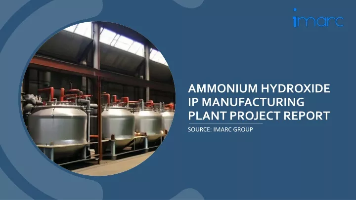 ammonium hydroxide ip manufacturing plant project report