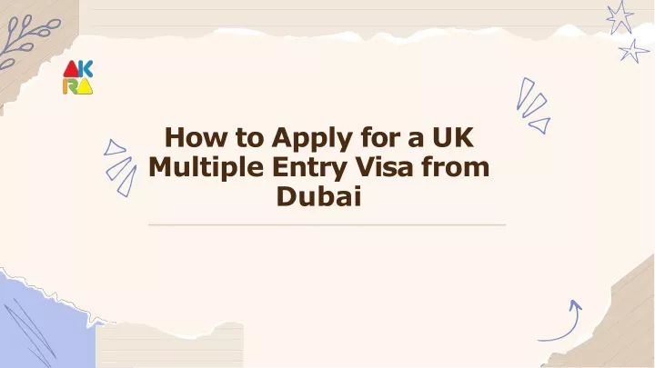 how to apply for a uk multiple entry visa from dubai