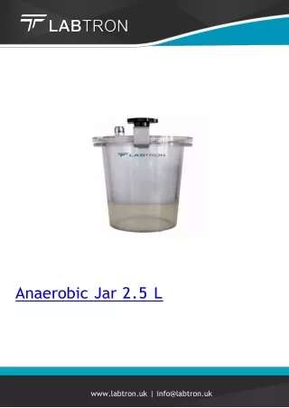 Anaerobic Jar 2.5 L