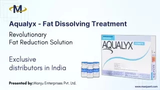 Aqualyx Fat Dissolving Treatment