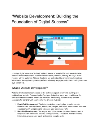 “Website Development_ Building the Foundation of Digital Success”