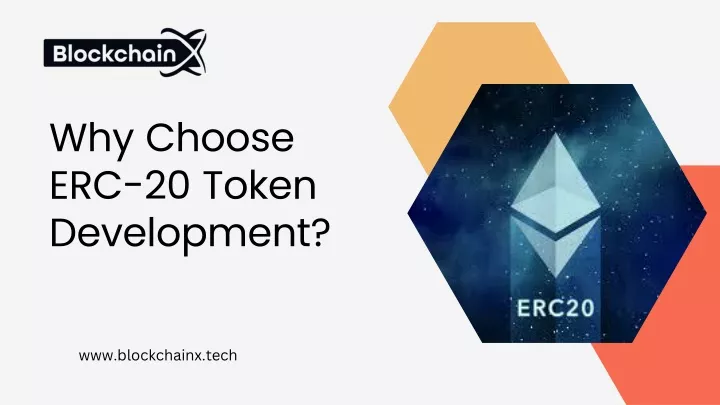 why choose erc 20 token development