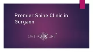 Premier Spine Clinic in Gurgaon