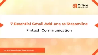 7 Essential Gmail Add-ons to Streamline Fintech Communication