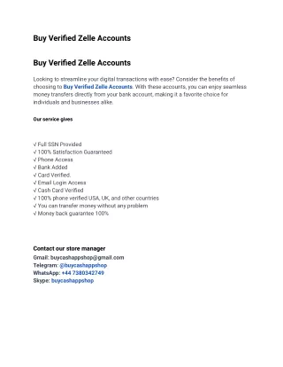 How To Buy Verified Zelle Accounts Simplify