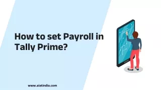 How to set Payroll in Tally Prime