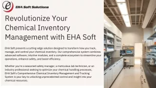 revolutionize your chemical inventory management