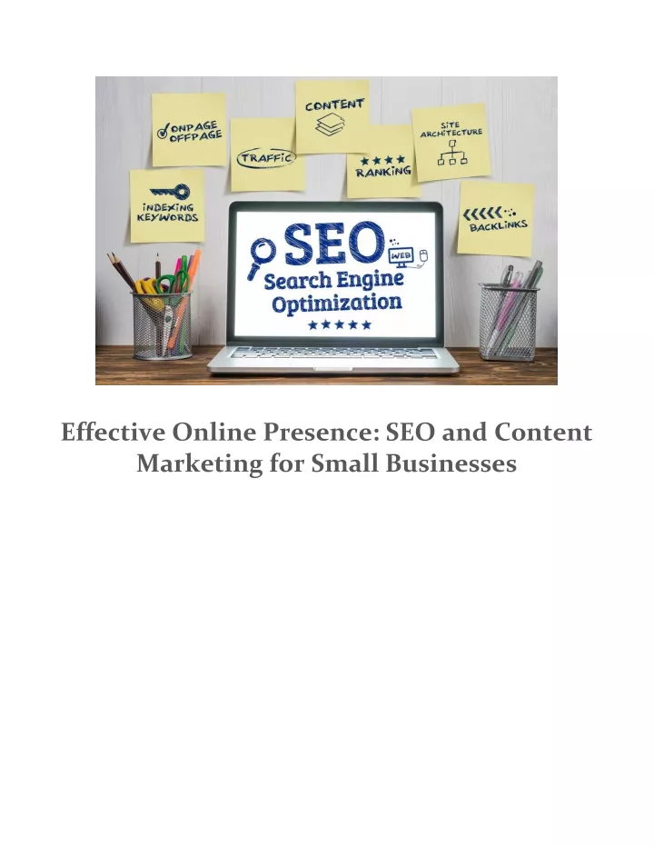 effective online presence seo and content