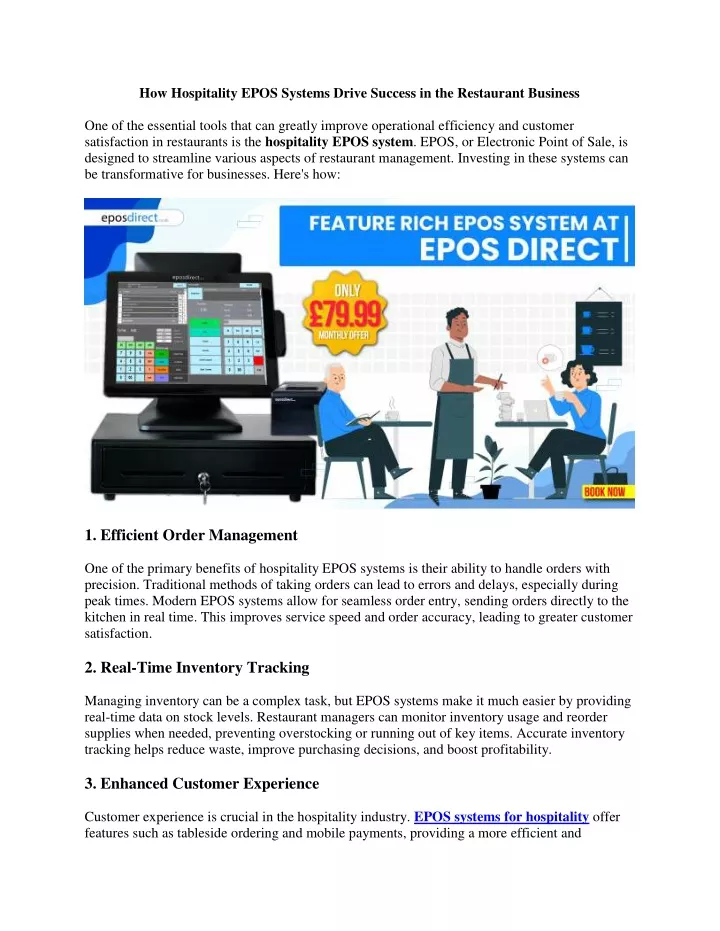 how hospitality epos systems drive success