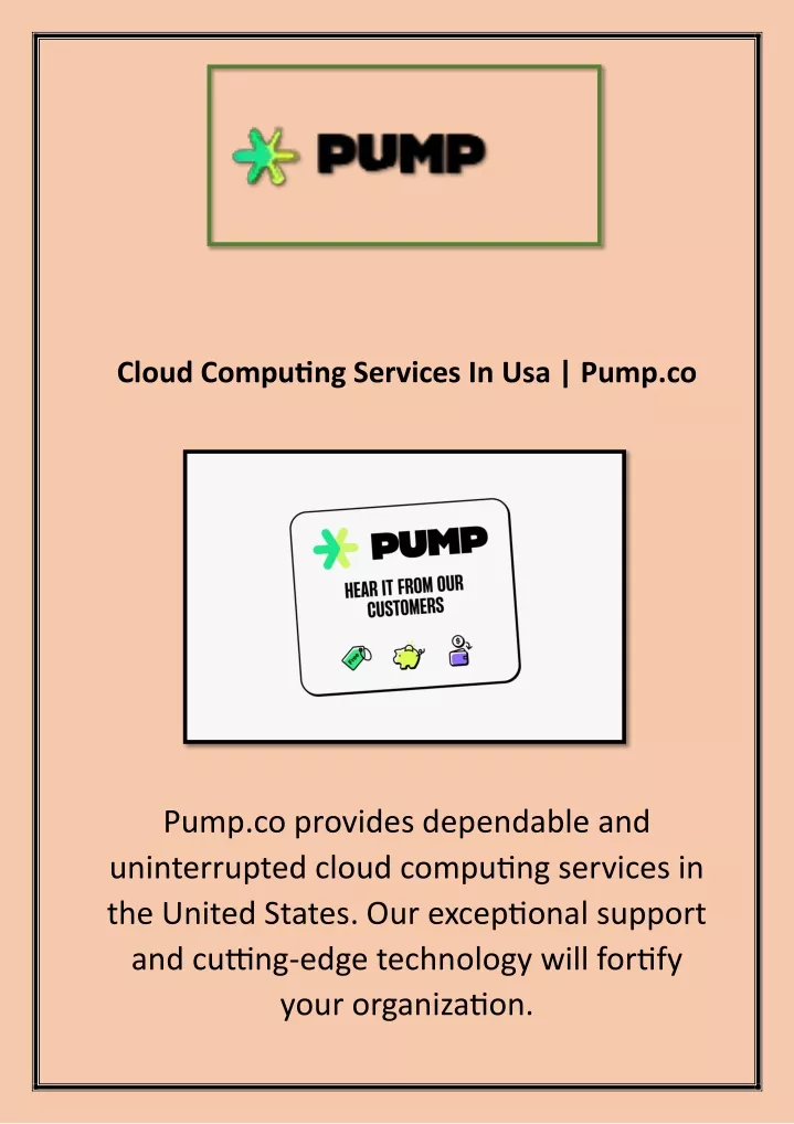 cloud computing services in usa pump co