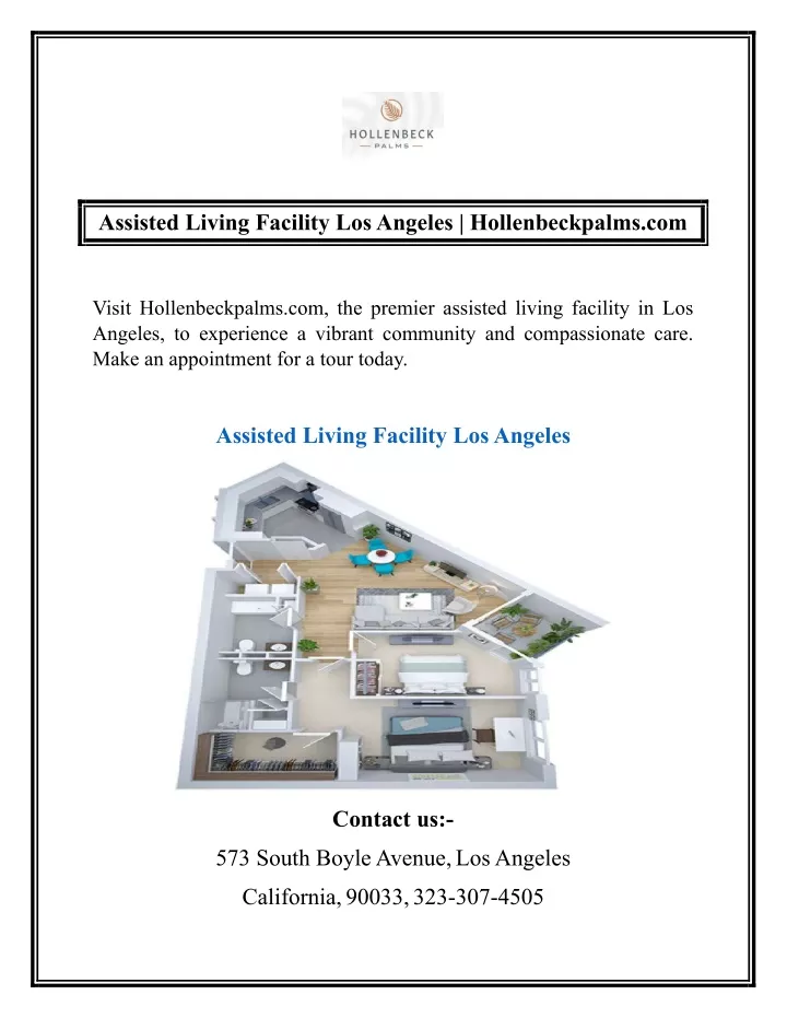 assisted living facility los angeles