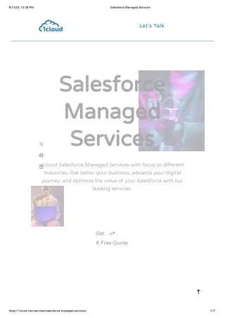 Salesforce Managed Services