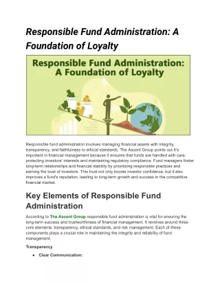 Responsible Fund Administration_ A Foundation of Loyalty