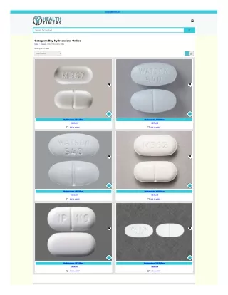 Buy Premium Hydrocodone Online with FedEx Delivery