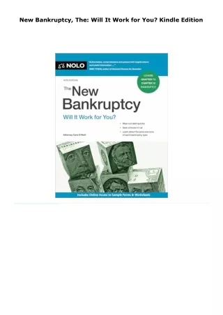 pdf new bankruptcy, the: will it work for you?     kindle edition