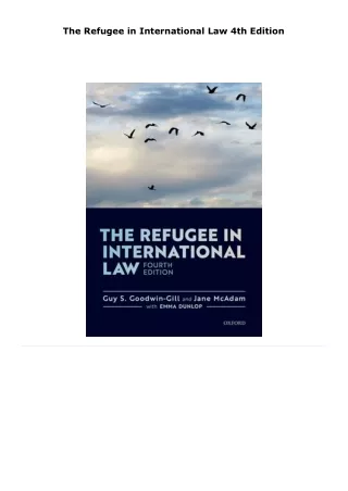 read the refugee in international law     4th edition