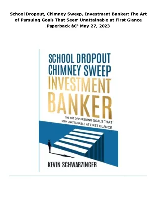 pdf school dropout, chimney sweep, investment banker: the art