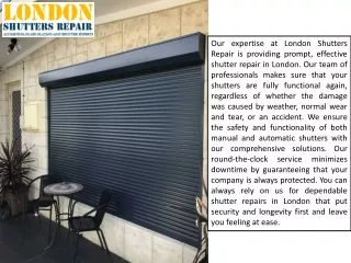 Emergency Roller Shutter Repair