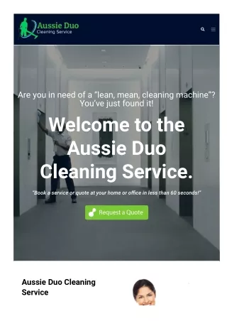are you in need of a lean mean cleaning machine