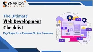 The Ultimate Web Development Checklist: Key Steps for a Flawless Online Presence