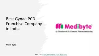 Best Gynae PCD Franchise Company in India – Medi Byte